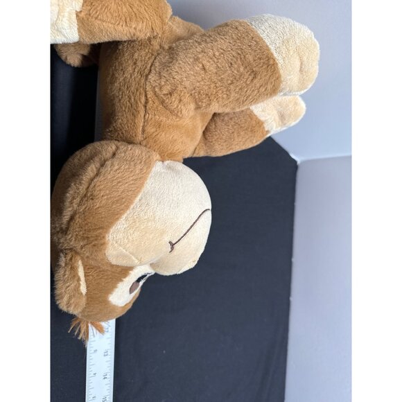 Fiesta Happy Kritters 10" Sitting Monkey Plush Toy With Embroidered Eyes - Picture 8 of 8